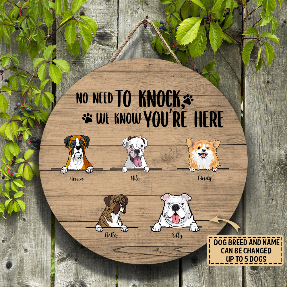 No need to Knock We Personalized Wood Sign Gift For Dog Lover bannerwoodsign.jpg
