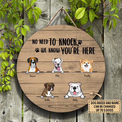 No need to Knock We Personalized Wood Sign Gift For Dog Lover bannerwoodsign.jpg