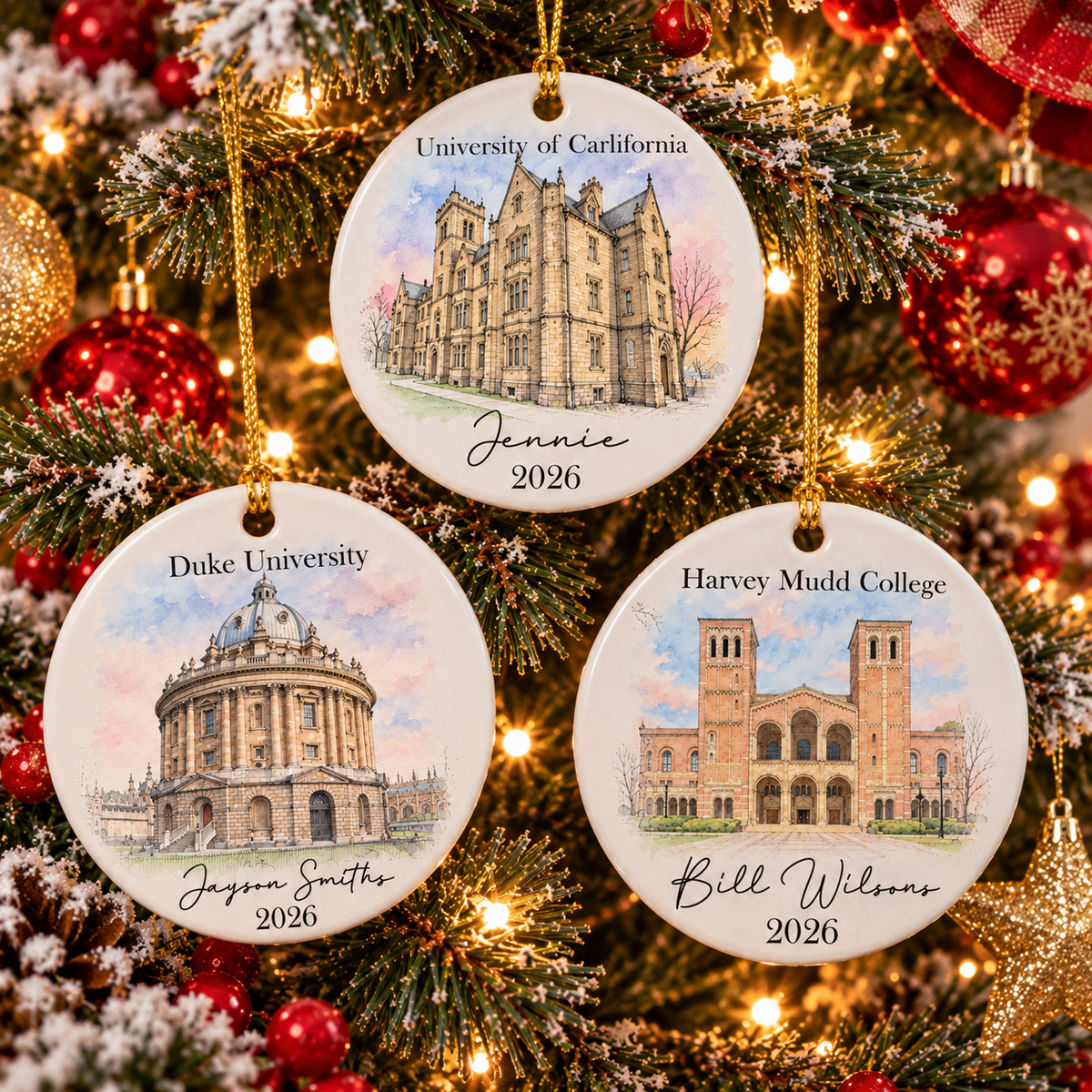 Custom College Photo Keepsake Graduation Gift - Personalized Ceramic Ornament bba3ac19-fe3a-44e2-900e-56d25c92fb71-banner-1-.png