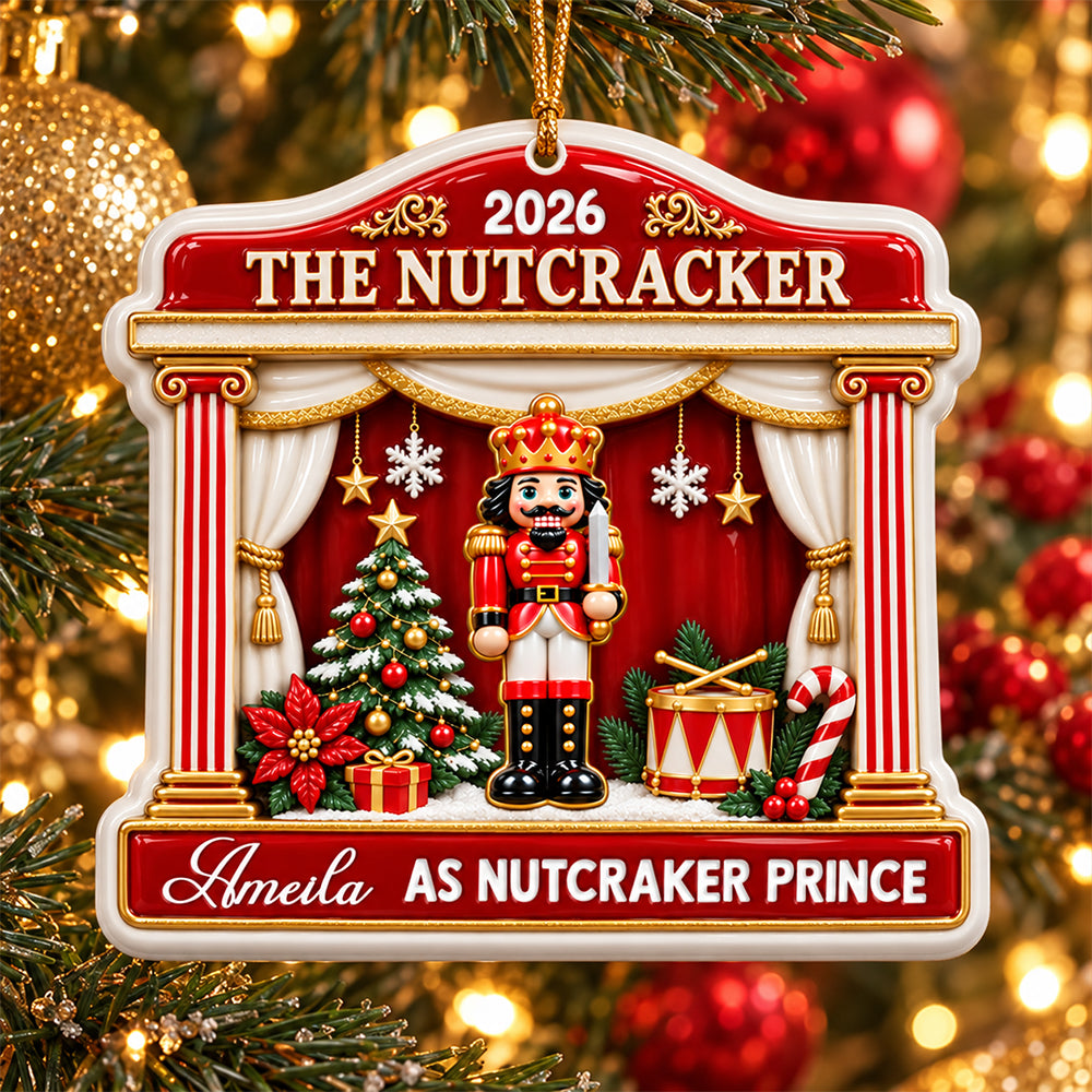 The Nutcracker Custom Name And Character - Custom Christmas Ornament - Real 3D Raised Ornament bcc61960-439d-4b9b-a330-49196ea8ccf5-_0001_2.jpg