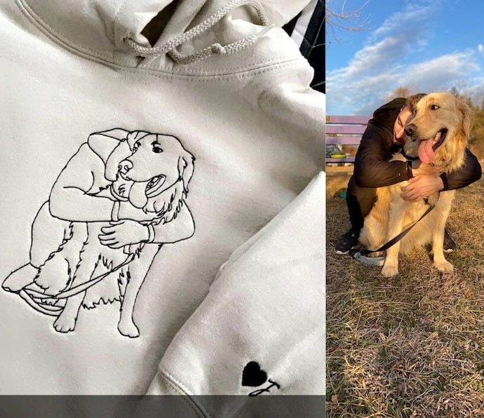 Custom Embroidered Dog Dad Sweatshirt with Portrait from Photo, Embroidered Photo Sweatshirt, Outline Embroidered Sweatshirt, Portrait Sweatshirt bee68362-1a66-4c0d-9f4a-8e5d8601aa55_d5d95883-87af-4023-a1bd-3e83b6559fbd.jpg