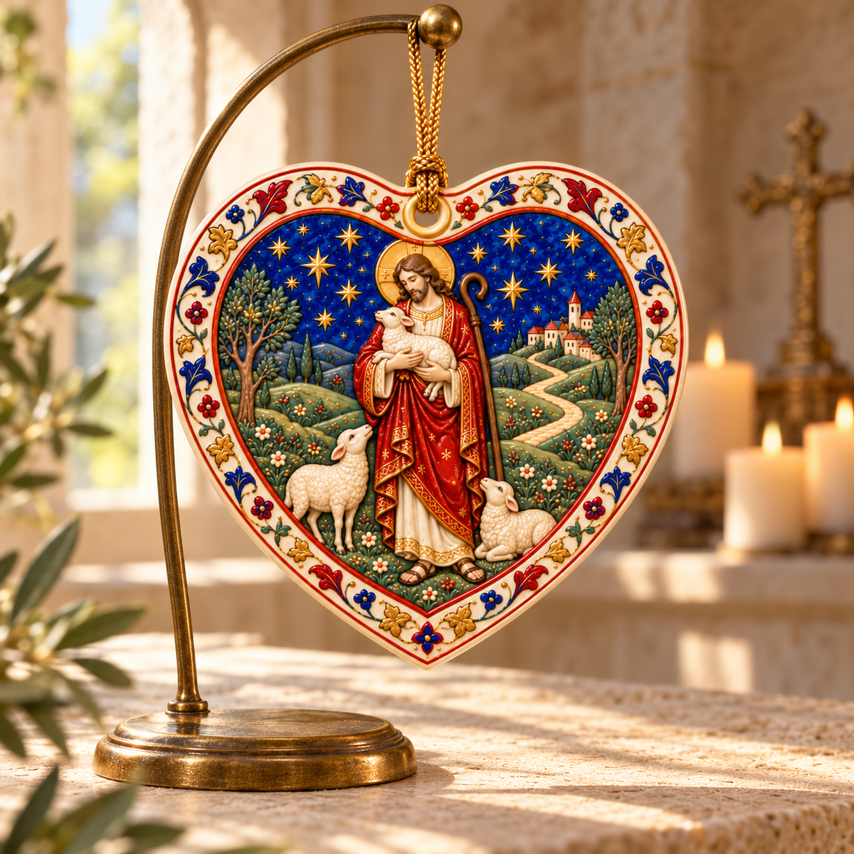 Jesus the Good Shepherd – 3D Ceramic Heart Ornament | Medieval-Inspired Sacred Décor & Christian Gift beeb078a-5ed9-435e-a264-7505e6550dc3-Tr-i-tim-g-m-treo-trong-nh-nguy-n-3.png
