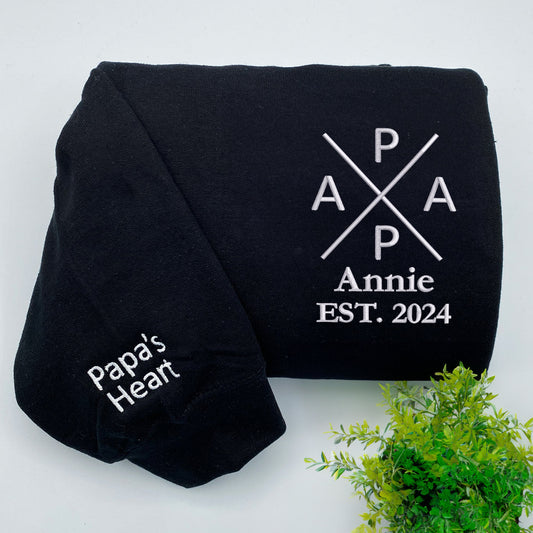 Papa Embroidery Shirt - Gift for Father bestpapasweatshirt_5000x_dc439d17-5d6a-4b02-a79d-4fde7c29a0a2.jpg