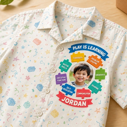 Play Is Learning – Kids AOP Shirt (Photo + Name) - Personalized Hawaiian Kids Shirt - AOP bf027d54-e1a6-4f4c-b461-2ca80369a7ed.jpg