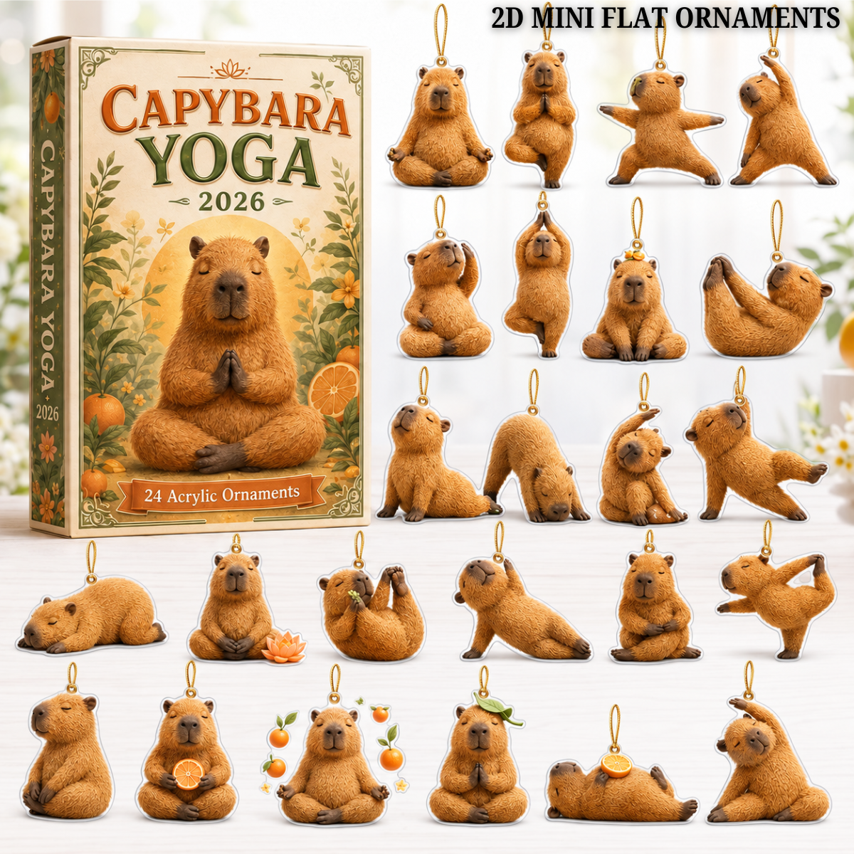 Capybara Yoga Advent Calendar 2026 - 24-Day Festive Countdown, Acrylic Charms Blind Box - Gift For Yoga Lovers bf2b5154-02cf-4d93-bc7f-d9b5b8c9d0bb-capybara-text.png