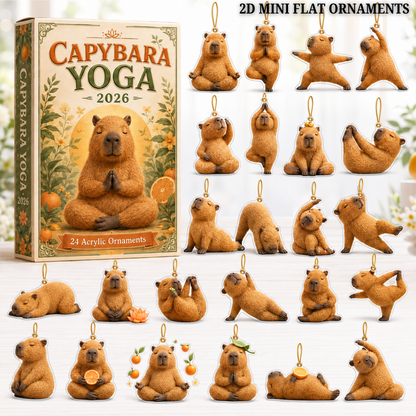 Capybara Yoga Advent Calendar 2026 - 24-Day Festive Countdown, Acrylic Charms Blind Box - Gift For Yoga Lovers bf2b5154-02cf-4d93-bc7f-d9b5b8c9d0bb-capybara-text.png