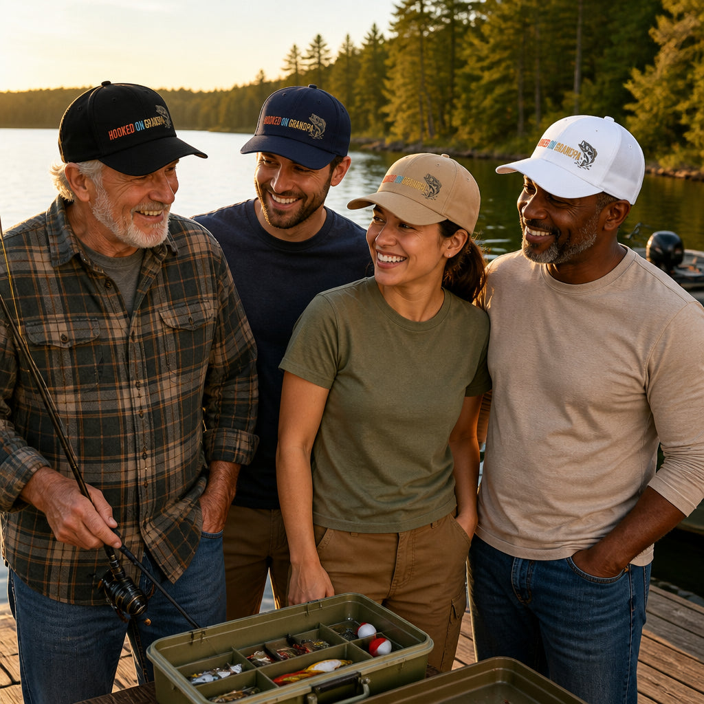 Hooked On Grandpa - Available in multiple colors