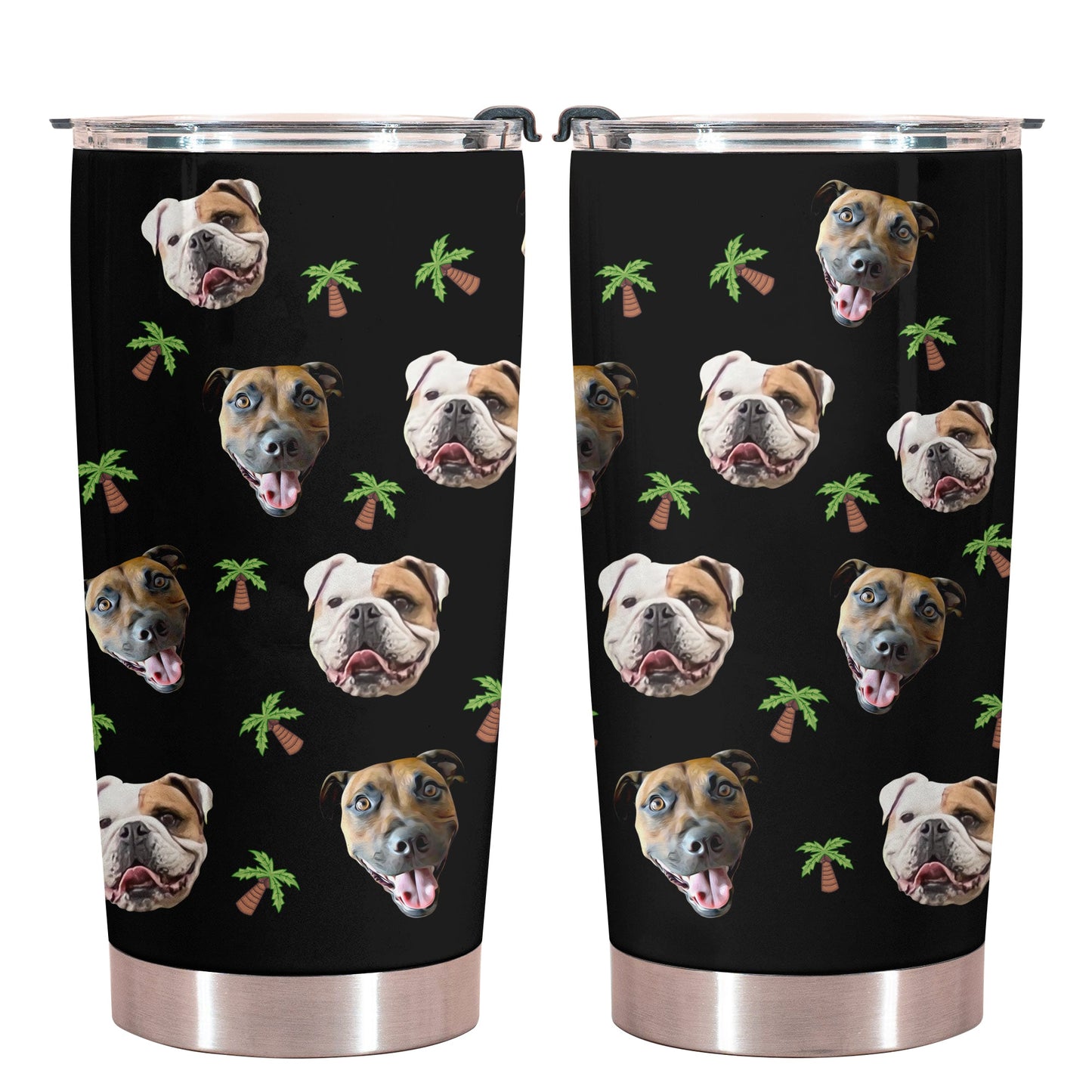 Personalized Dog Paw Photo Tumbler black.jpg