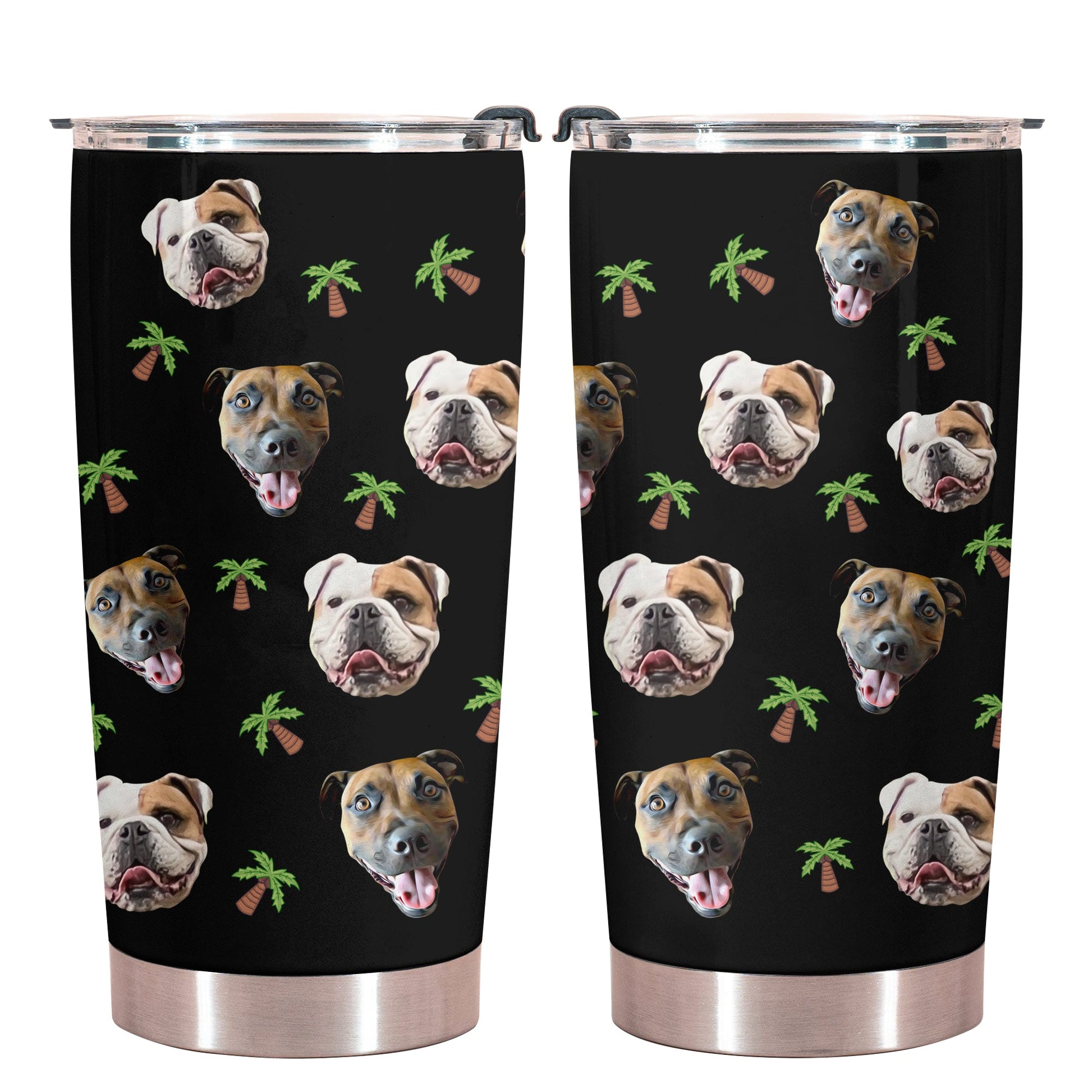 Personalized Dog Paw Photo Tumbler black.jpg