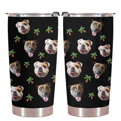Personalized Dog Paw Photo Tumbler black.jpg