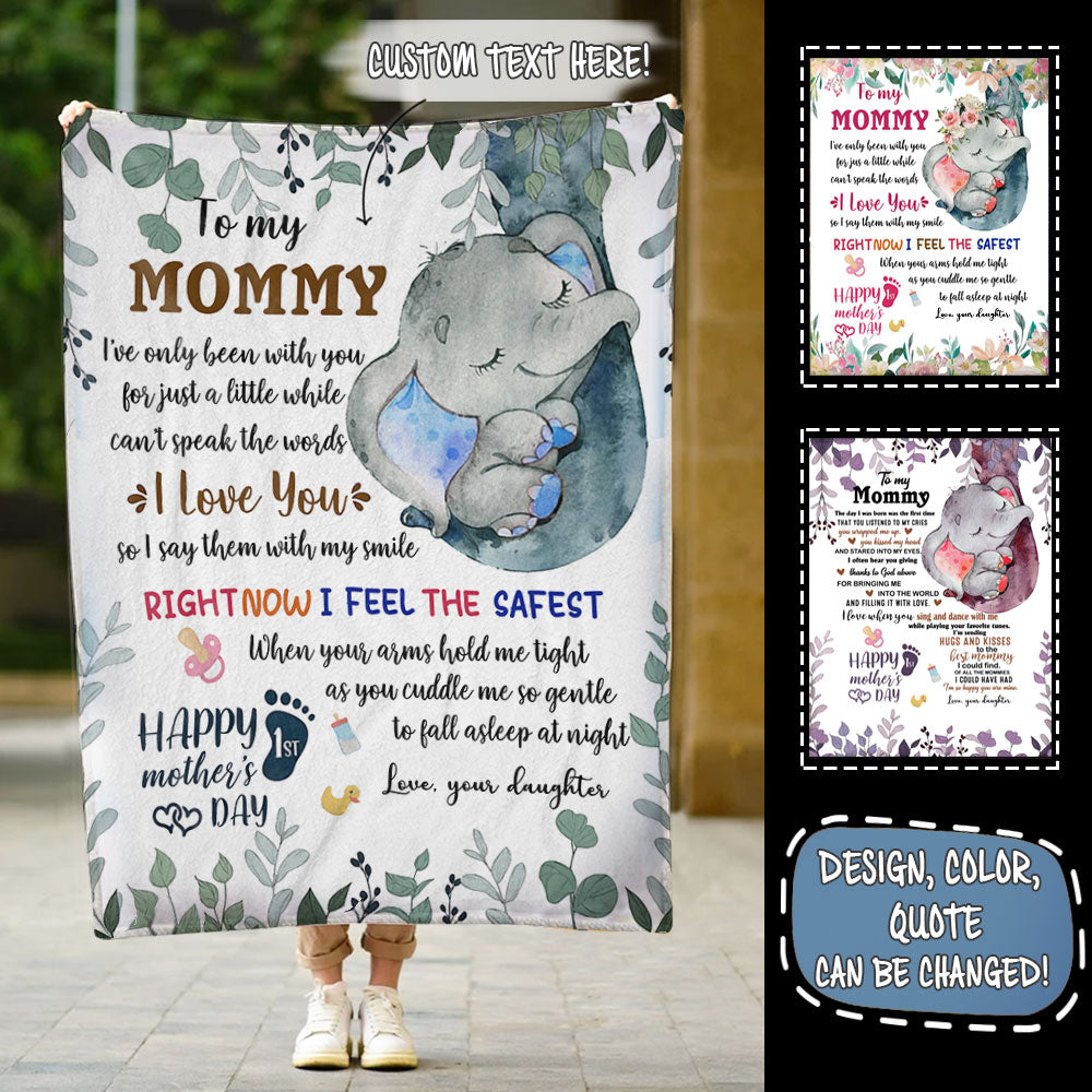 First Mother Day Elephant Right Now I Feel The Safest Personalized Fleece Blanket blanket-1_131d8ef9-1863-49b7-bb03-510bce66c5ca.jpg