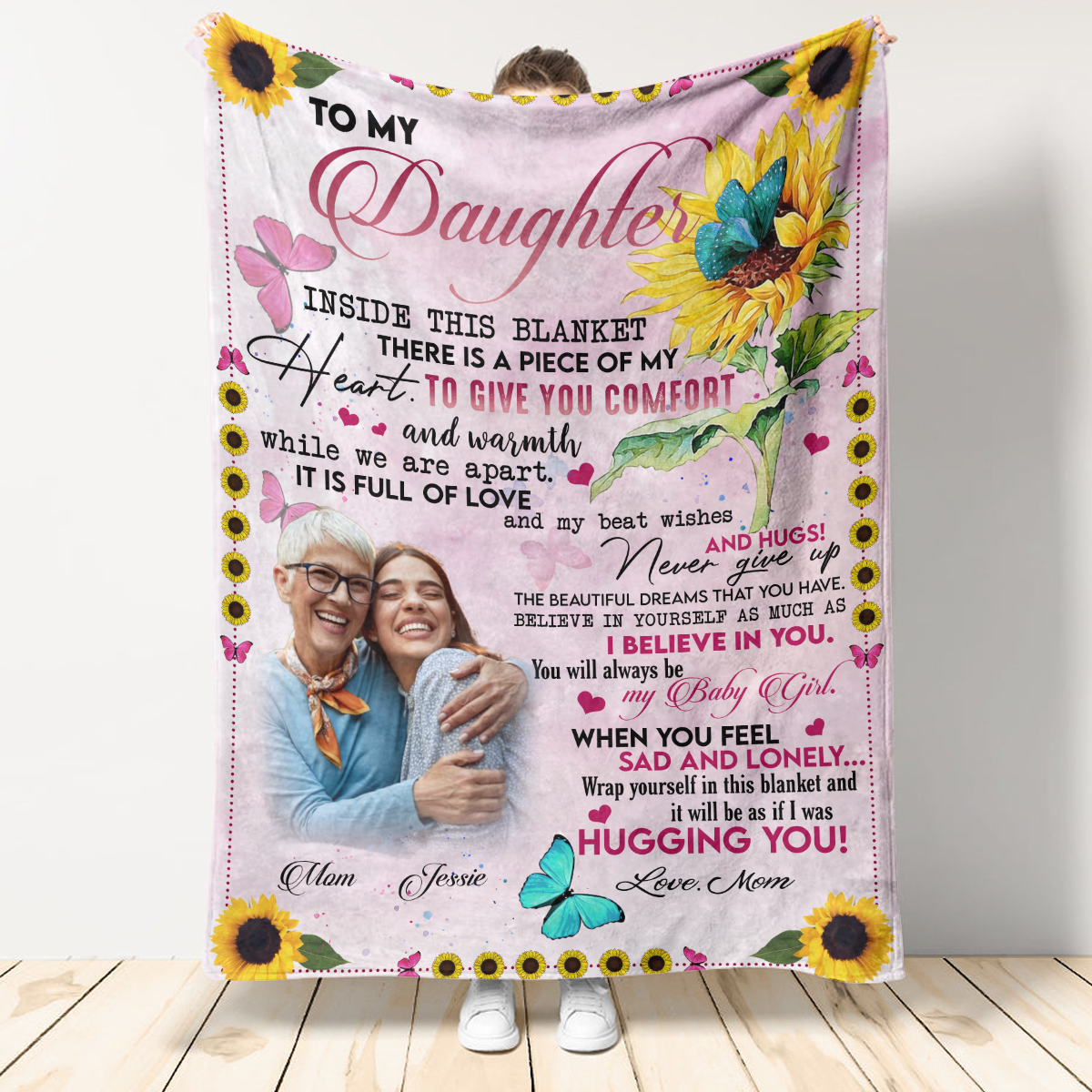 Personalised Photo Blanket - To My Daughter You Will Always Be My Baby Girl - Mom To Daughter, Personalized Gift For Daughter blanket_4_cf8bddff-85a4-4ee9-87b6-4d99bdde9614.png