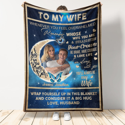 Custom Picture Quilt - To My Wife I Am Always With You - Husband To Wife, Mother's Day Gift For Wife blanket_5_a958a0e9-8baf-4a4b-9bb2-1684f2db648d.png
