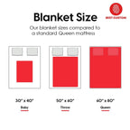 blanket size chart