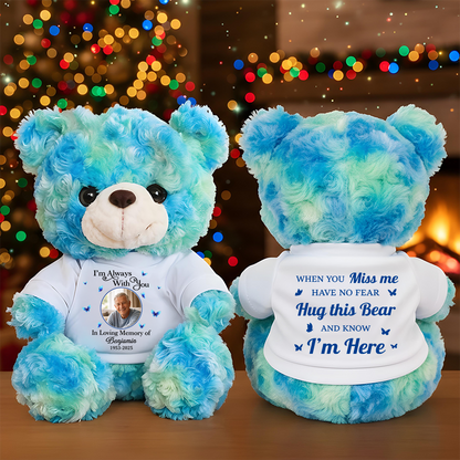 In Loving Memorial Photo - Personalized Teddy Bear