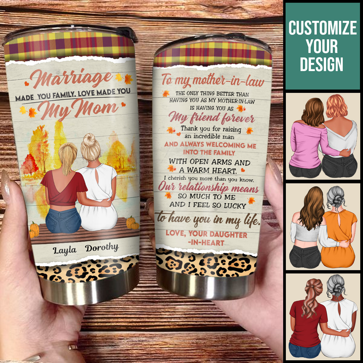 Marriage Make You My Mom - Personalized Tumbler - Mother's Day, Gift For Mother-in-law bn-fb.jpg