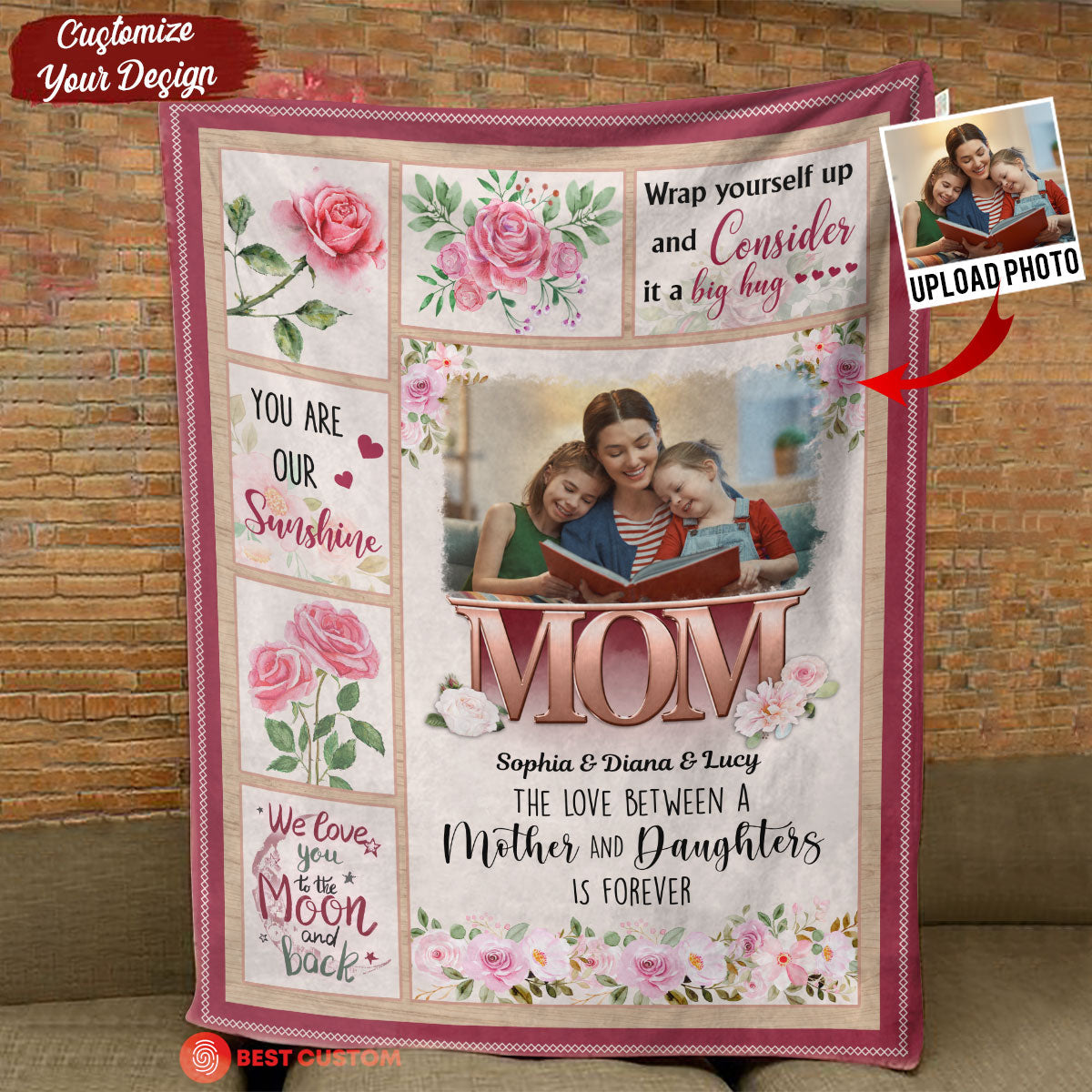 Wrap Yourself Up And Consider It A Big Hug - Personalized Blanket - Birthday Mother's Day Gift For Mom, Mum bn-fb_5b206e0a-ec90-4b67-ac3c-c9704d8e7110.jpg