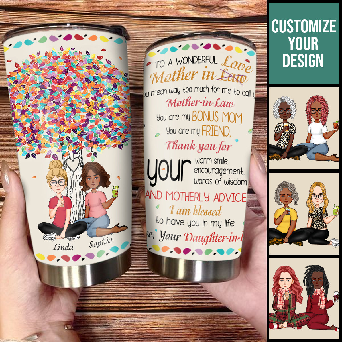 To A Wonderful Mother In Law, You Are My Bonus Mom - Personalized Tumbler - Gift for Mother-in-law, Mother's Day bn-fb_7ee01bcf-3f6b-40f8-9dc7-84838b129f31.jpg