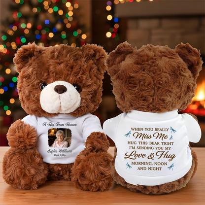 Cardinal A Hug From Heaven - Personalized Teddy Bear