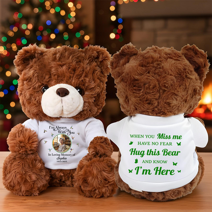 In Loving Memorial Photo - Personalized Teddy Bear