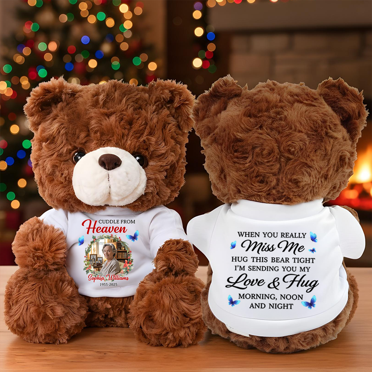 A Cuddle From Heaven - Personalized Teddy Bear