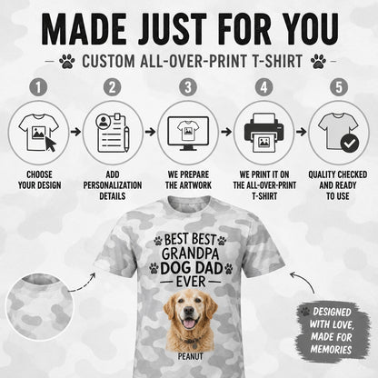 Best Grandpa Dog Dad - How it is made