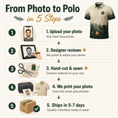 Beer + Camping Story AOP Polo - Polo shirt - All over printed c05d7f64-538c-423d-8d3f-25da5e5f6d88.jpg