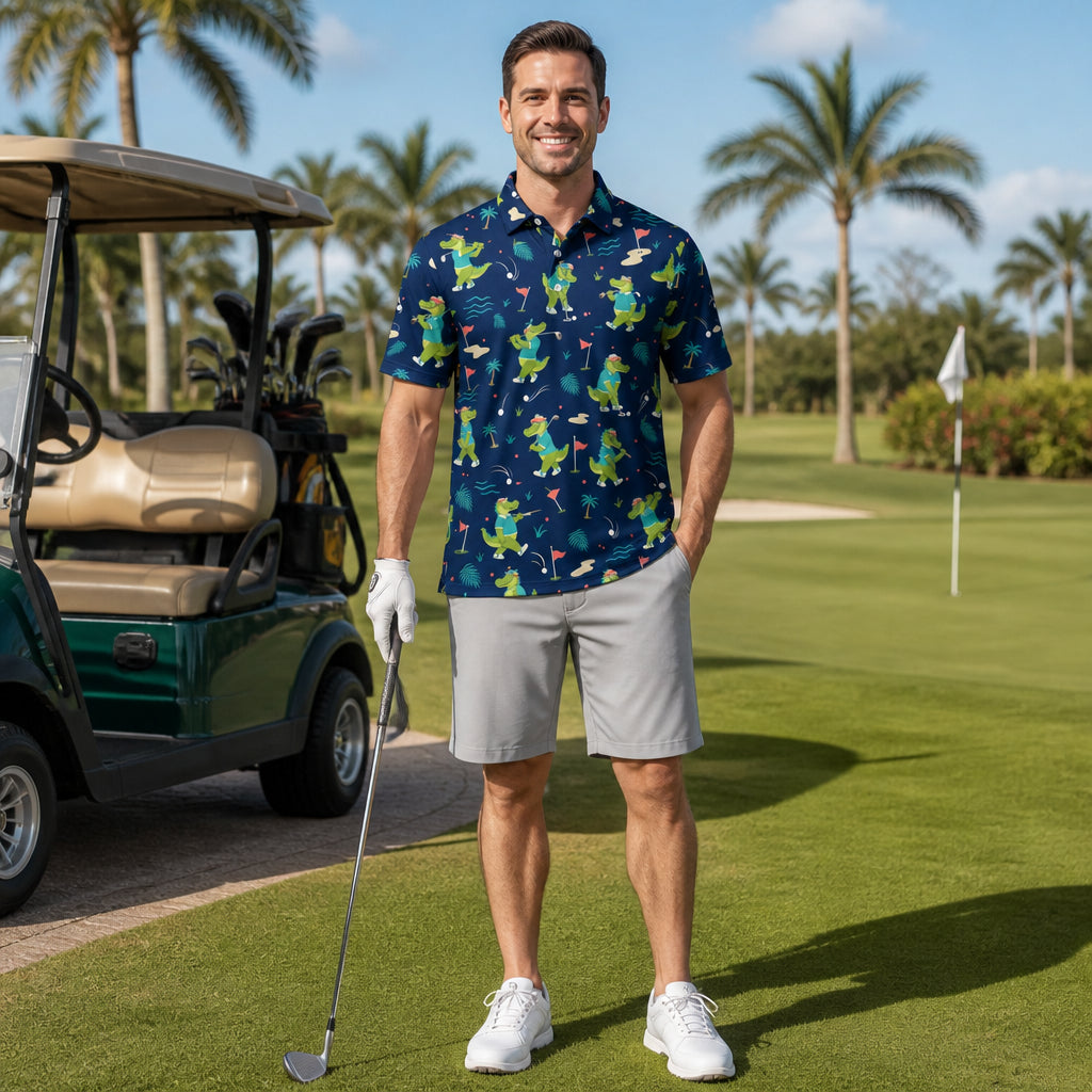 Gator Golfer Tropics AOP Polo - Polo shirt - All over printed c11aea39-15e6-4b28-96d8-afa8ecb51b8a.jpg