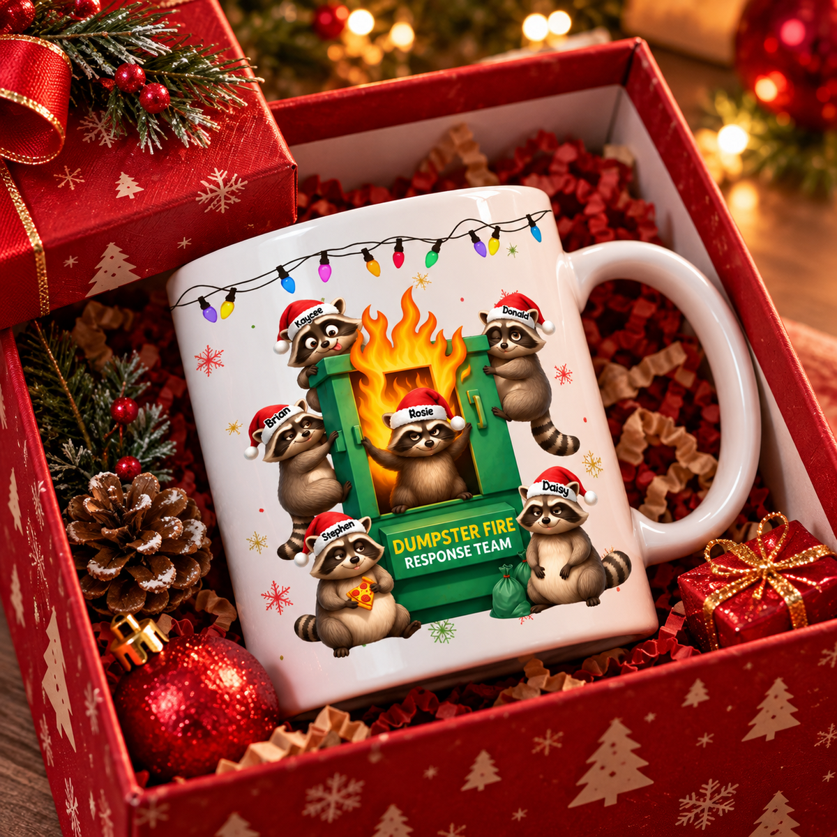 2026 Dumpster On Fire Response Team - Funny Racoons Gift For Coworker Team - Personalized Mug c159b1eb-d347-4f86-b558-29e2fe778401-banner-1-.png
