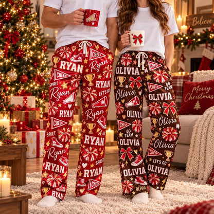 Personalized Cheerleading Pajama Pants: Custom Name Sleepwear c1819be6-c267-477d-bd1c-e9a592b9cbcf-3.jpg