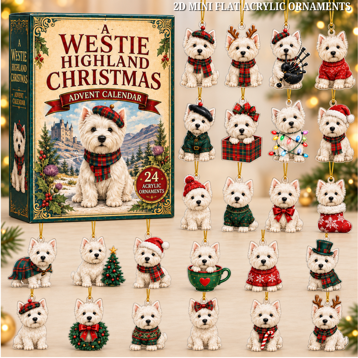 A Westie Highland Christmas Advent Calendar 2026 - 24-Day Festive Countdown, Acrylic Charms Blind Box - Gift For Dog Lovers c1cbb0be-1e6f-4808-8293-66fab3e5dc3f-westie-text.png