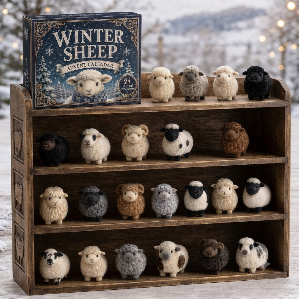 Winter Sheep Advent Calendar 2026 - 24-Day Festive Countdown, Acrylic Charms Blind Box - Gift For Farm Lovers c1efb7d2-f96f-4ccd-b663-5b1a2d60b59f-ba79d057-9ee1-4511-b059-780a76281f9f.jfif