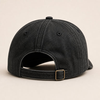 Gone Snowboarding Embroidered Dad Cap - Back view
