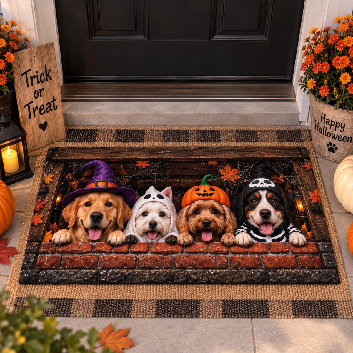Scary Clown Halloween Doormat, 3D Illusion Horror Rug, Creepy Clown Welcome Mat, Spooky Red Balloon Door Mat, Haunted House Decor c2a6dfe1-bd99-4054-a614-7a4ddd7ae5ff-4.jpg