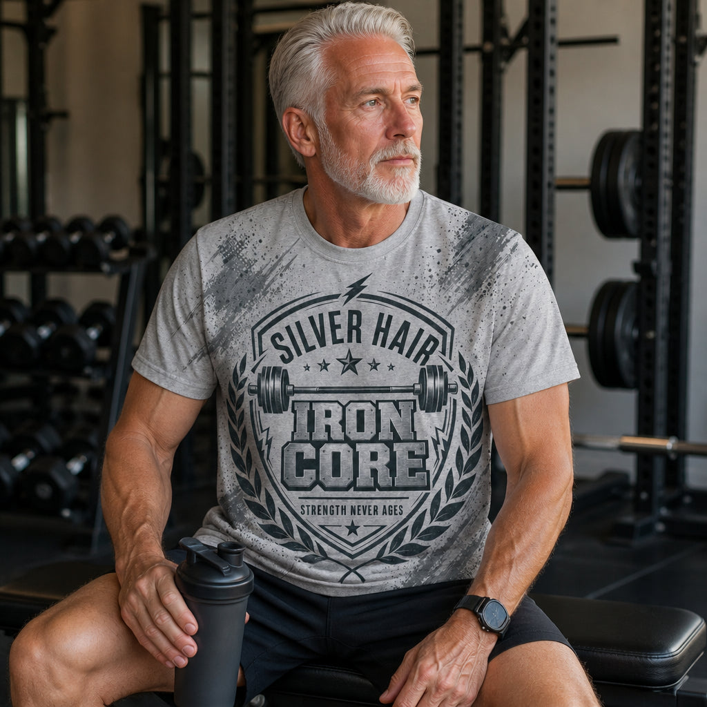 Silver Hair Iron Core – Strength Tee - T-Shirt - All over printed c2fba051-4d6e-4357-adde-d15b9f60a348.jpg