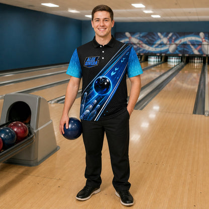 Personalized Rolling With The Best Bowling Polo Shirt – Custom Name, All-Over Print
