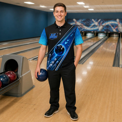 Personalized Rolling With The Best Bowling Polo Shirt – Custom Name, All-Over Print