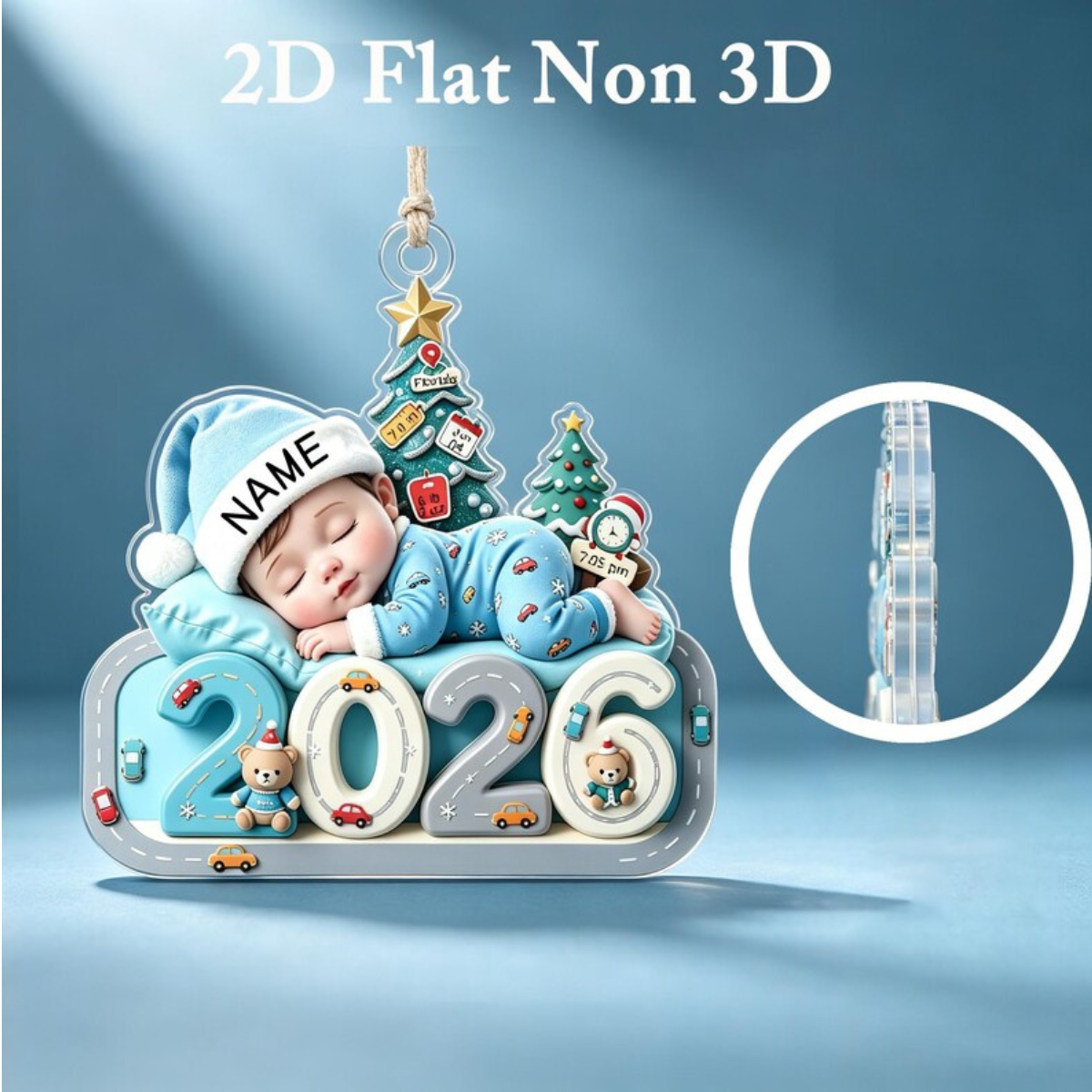 Baby’s First Christmas 2026 Personalized ShapeOrnament – Custom Name & Birth Details Newborn Keepsake, Sweet Christmas Tree Gift for Baby & New Parents c47bf04e-244c-4d07-9c54-f5012fef9ec0-6.png
