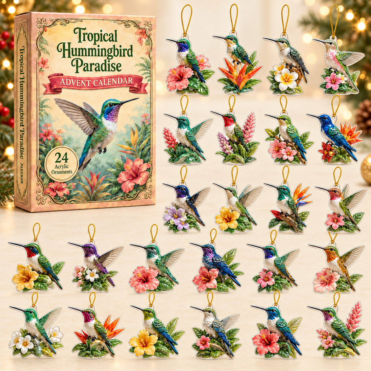 Tropical Paradise Advent Calendar 2026 - 24-Day Festive Countdown, Acrylic Charms Blind Box - Gift For Bird Lovers c5c95209-ec12-4a8f-b384-811e5ce2c458-hummingbird-box-charms.png