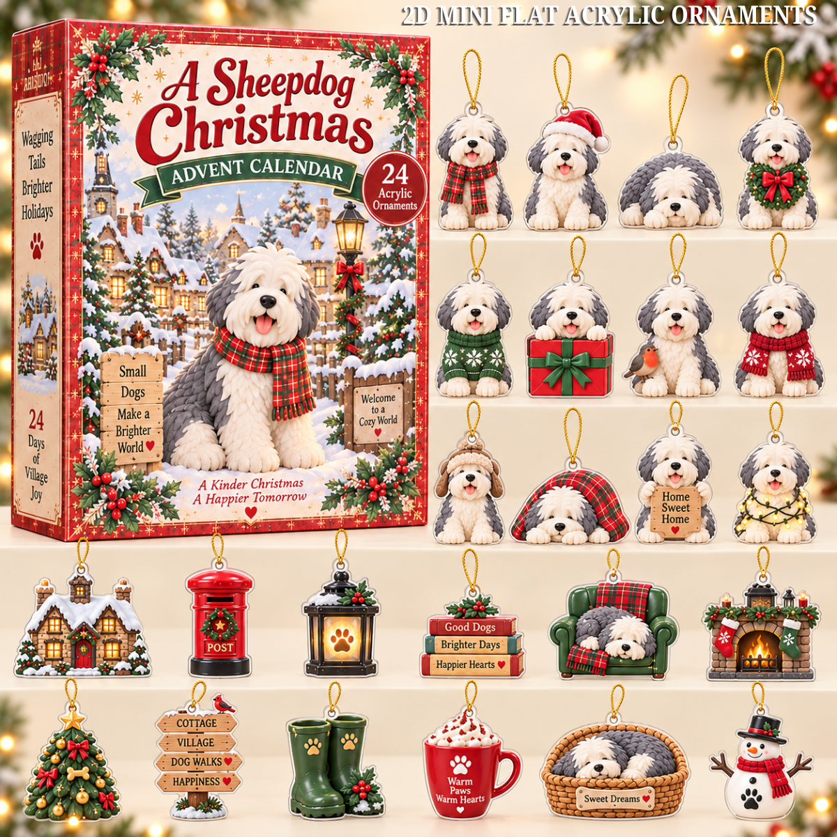A Sheepdog Christmas Advent Calendar 2026 - 24-Day Festive Countdown, Acrylic Charms Blind Box - Gift For Old English Sheepdog Lovers c64223d7-1359-400e-80dd-472c036912e7-sheepdog-text.png