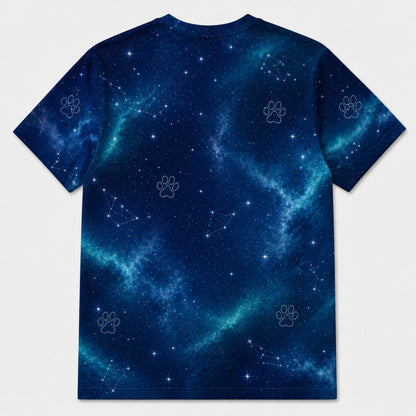 Moonlit Pets-on-Cloud Photo Collage Tee - Personalized T-Shirt - All Over Printed c6a3387a-4c57-40d3-bee0-f7d8e7b4e03b.jpg