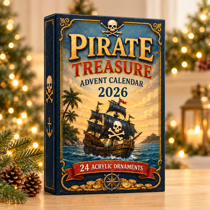 Pirate Treasure Advent Calendar 2026 - 24-Day Festive Countdown, Acrylic Charms Blind Box - Gift For Ocean Lovers, Family & Friends c7a770bf-20e5-4f18-bd52-70977d4649e2-pirate-box.png