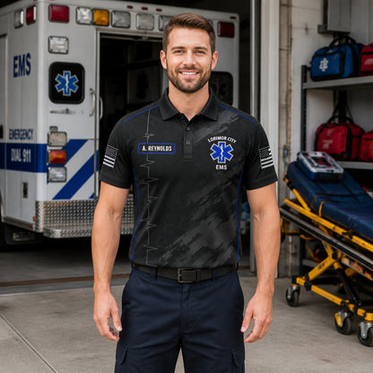 EMS Thin Blue Line Polo – Custom City, Name & Back Text - Personalized Polo shirt - All over printed c7e762a4-2561-41dd-9b3e-63deaeb59a94.jpg