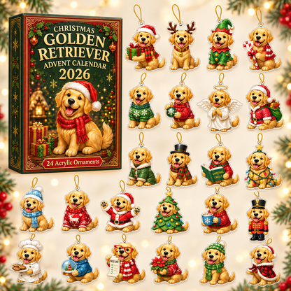 Xmas Golden Retriever Cosplay Advent Calendar 2026 - 24-Day Festive Countdown, Acrylic Charms Blind Box - Gift For Golden Retriever Lovers c7e86255-3f9c-49ef-bc72-a499f4ba4691-golden-box-charms.png