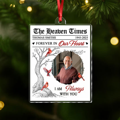 Custom Photo Acrylic Ornament - Personalized Christmas Memorial Sympathy Gifts For Loss Of Mom, Dad - Peaceful Rest In Angel Wings c8046ee0-d824-4c2a-b80b-1ca88e7b8ad6-1_0.jpg