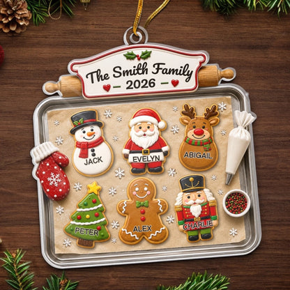 Sweetest Family In The World - Personalized Acrylic Ornament - Christmas Gift For Family c82b49df-1ea9-4c7b-b2e4-0b99d69bc143-banner-5.jpeg