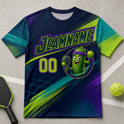 Custom Pickleball Mascot AOP Jersey Tee - Personalized T-Shirt - All over printed c912478a-bac0-4bb5-8121-19d41a2ca771.png