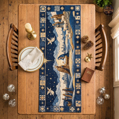 Holy City Quilted Table Runner, Jerusalem Biblical Night Scene, Christian Holiday Table Decor, Religious Home Gift c92c9dea-acc7-48ad-8182-96f795bf0620-g4.jpg