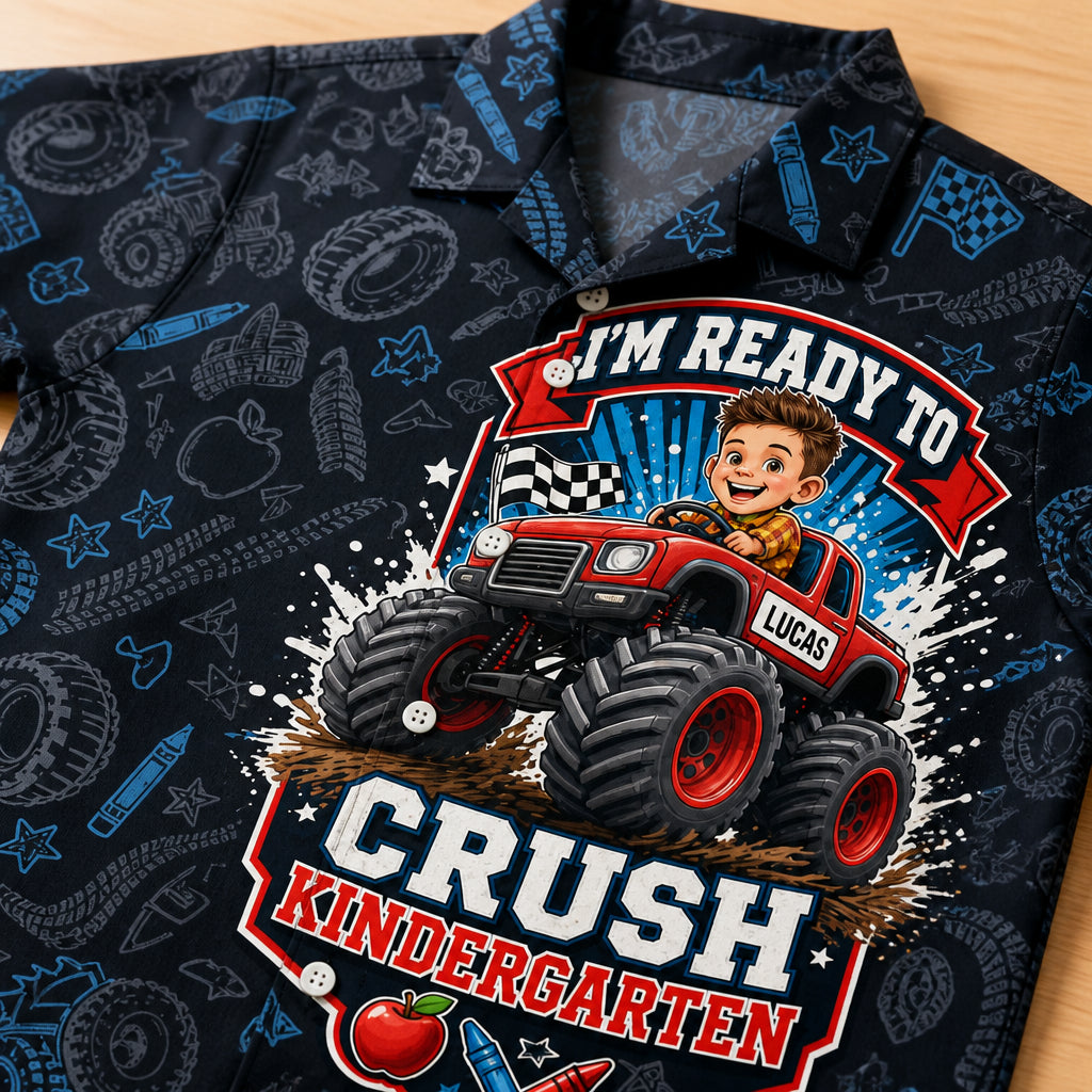 Ready To Crush Kindergarten Monster Truck Photo Kids Hawaiian Shirt - Personalized Hawaiian Kids Shirt - AOP c963b145-7652-42c9-baea-d3ef5ce4d3e1.jpg
