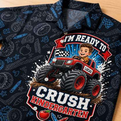 Ready To Crush Kindergarten Monster Truck Photo Kids Hawaiian Shirt - Personalized Hawaiian Kids Shirt - AOP c963b145-7652-42c9-baea-d3ef5ce4d3e1.jpg